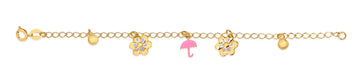 18K Gold Layered Oro Laminado Kids Bracelet 71.0198/17-6